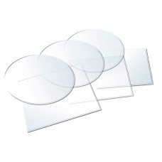 Crystal plates 1,0 mm. quadrati lato 126 mm. conf. 5 pz. (APLP0389)